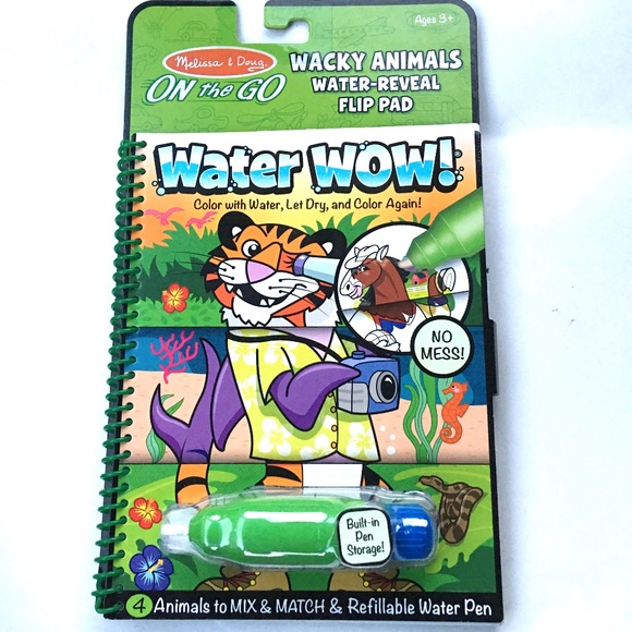 MELISSA & DOUG WATER WOW PAINTING BOOK - Picture 1 of 13